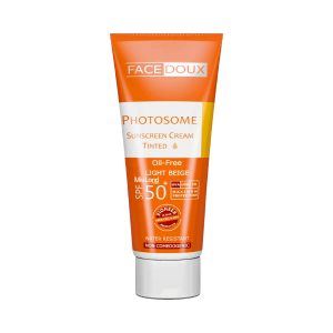 کرم ضد آفتاب فیس دوکس سری فتوزوم مدل +light Beige Spf50 حجم ۴۰ میلی لیتر